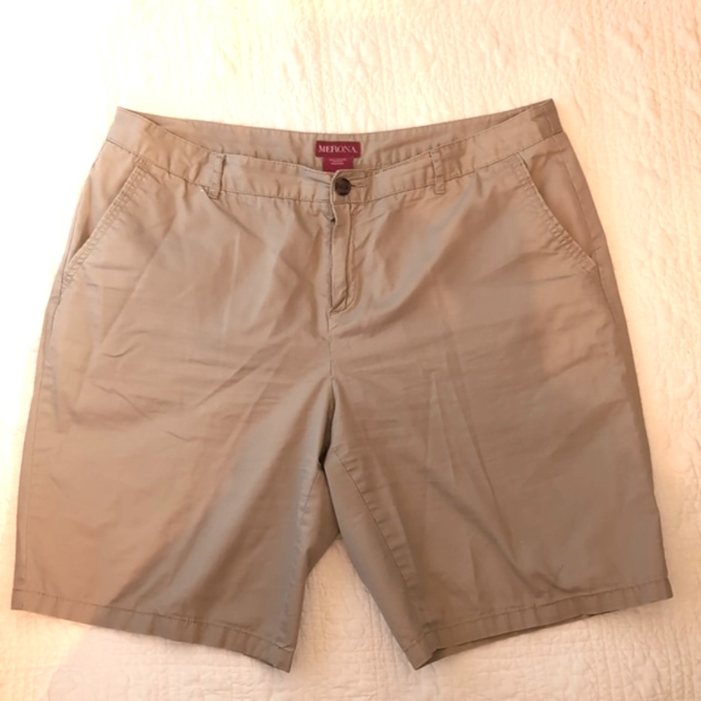Merona Khaki Bermuda Shorts Size 16